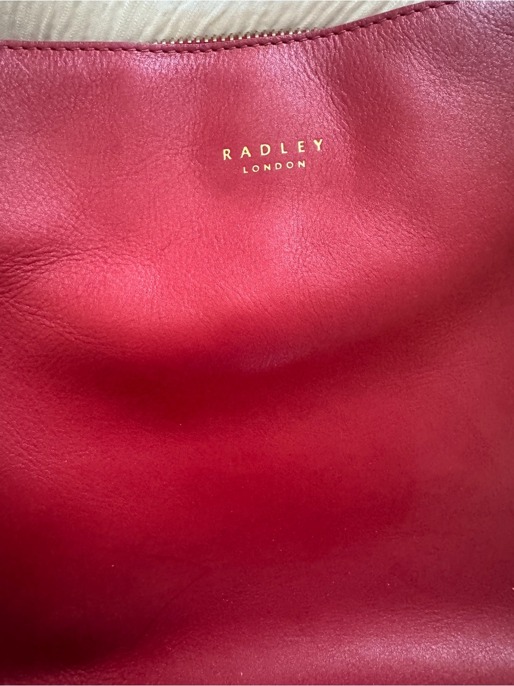 Radley London Women's Red Leather Tote Bag